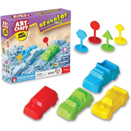 تشكيل السيارات بالرمال السحرية 500 جرام - 3609