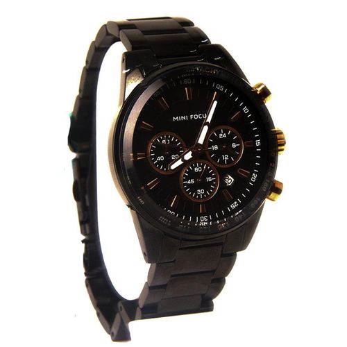 Men’s Casual Watch - Black Color - Stainless Steel Material