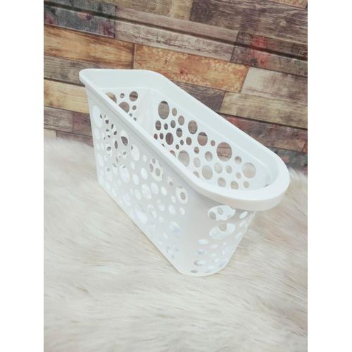 Plastic refrigerator organizer drawer (27cm length * 17cm height * 12cm width, multi-colored)