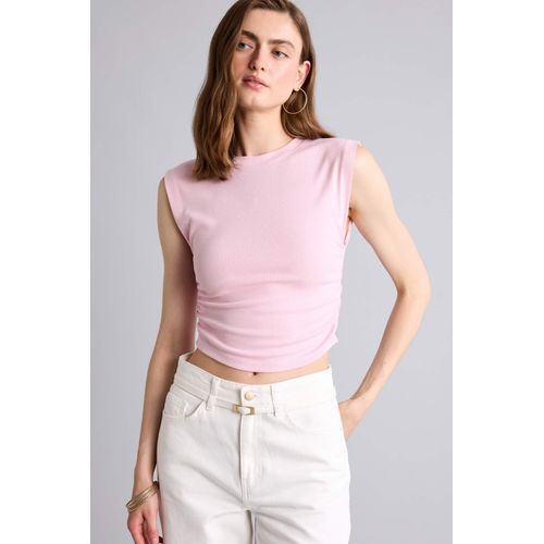 Slim Fit Ribana Crew Neck Tank Top