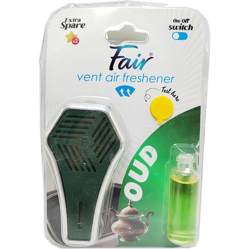 Kaber Egypt 2020 Car Air Vent Clip On Air Freshener - Perfect Design, Excellent Effect, Long Lasting - Scent ? Green - Refillable Bottle with Your Favorite Fragrance