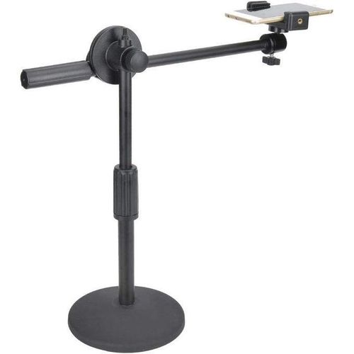 Phone photography video tripod, 360° rotating arm, free rotation, low-angle aerial photography, live recording, stabilizer stick mount