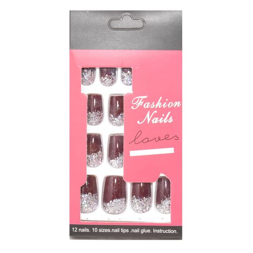 Artificial Nails12 Pieces Tape Bronze