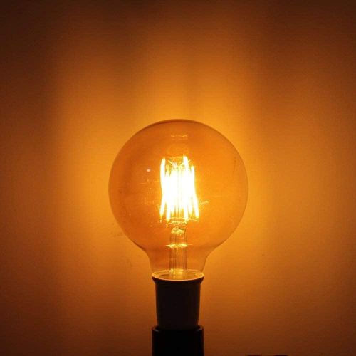 G95 E27 6W LED Vintage Filament Globe Bulb - Warm White 2300K, AC85-265V