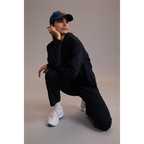 Woman Hooded Standart Fit Sweat Shirt - Navy