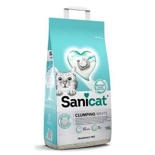 White Ultra Clumping Cat Litter fragrance free 10 L