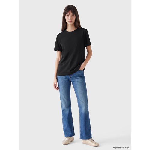 Crew Neck 100% Cotton Women's T-Shirt