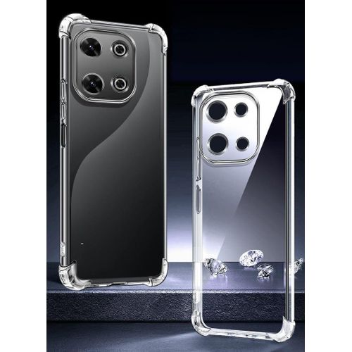 Case Compatible with (Vivo Y28 4G) Cover Silicone Transparent TPU Gorilla Anti-shock Protector Camera Shockproof Corners - Clear