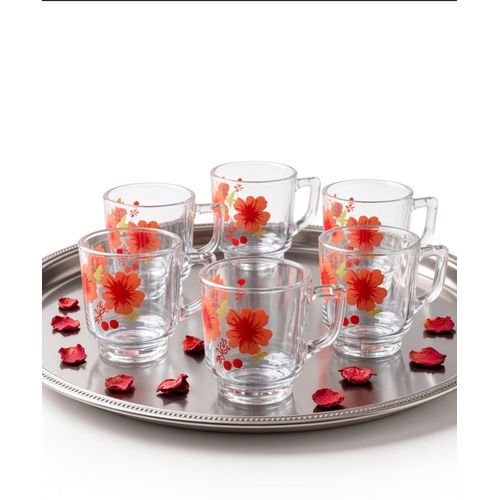 Glass Mugs Set 6 Pieces