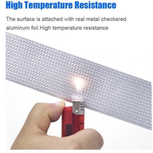 شريط الالومنيوم اللاصق مانع التسرب مقاوم للماء والحرارة - 5 متر * 5 سم