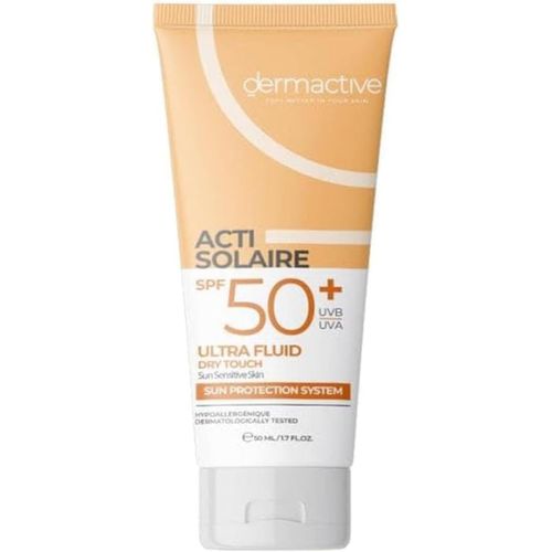 Acti-Solaire SPF50+ UVB/UVA Ultra Fluid Dry Touch – 50ml * Very High Sun Protection, Mattifying Finish, Lightweight Daily Wear