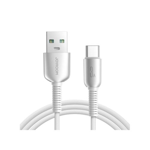 JOYROOM S-A51 Advanced Series 3A Fast Charging Data Cable USB-A to Type-C Cable Length 12m Light Grey Grey